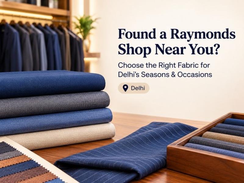 Found a Raymonds Shop Near You? Here’s How to Pick the Right Fabric for Delhi’s Seasons and Occasions